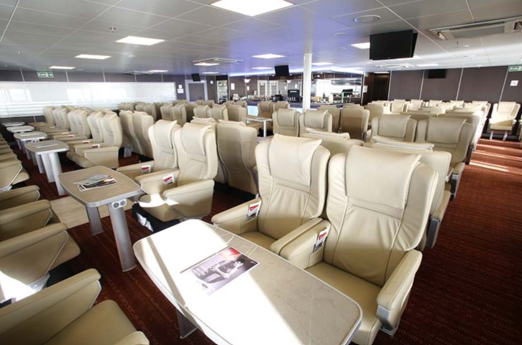 1st Class Business cabin seating